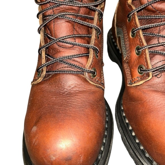 Red Wing Dyna-Force Mens Safety Toe Brown Leather Work Boots men Sz 6.5 women 8 main image 6
